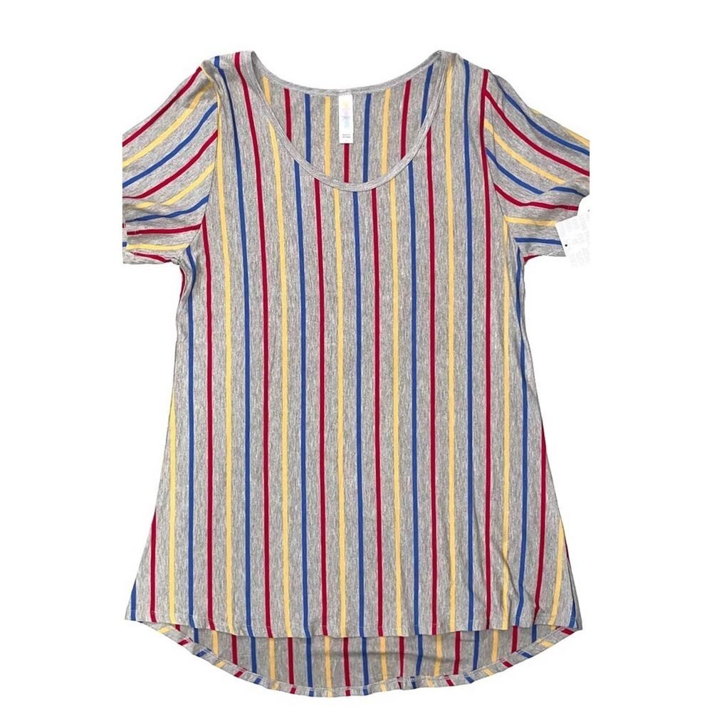 LuLaRoe Classic-T Top Shirt L Striped